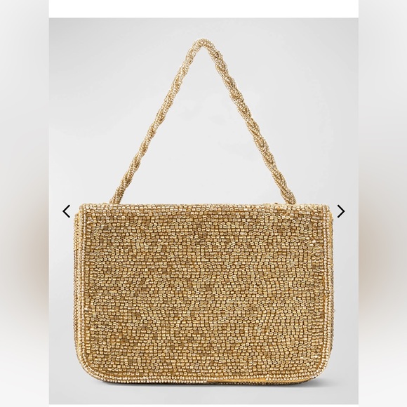 Staud Gold Beaded Bag - Picture 5 of 7